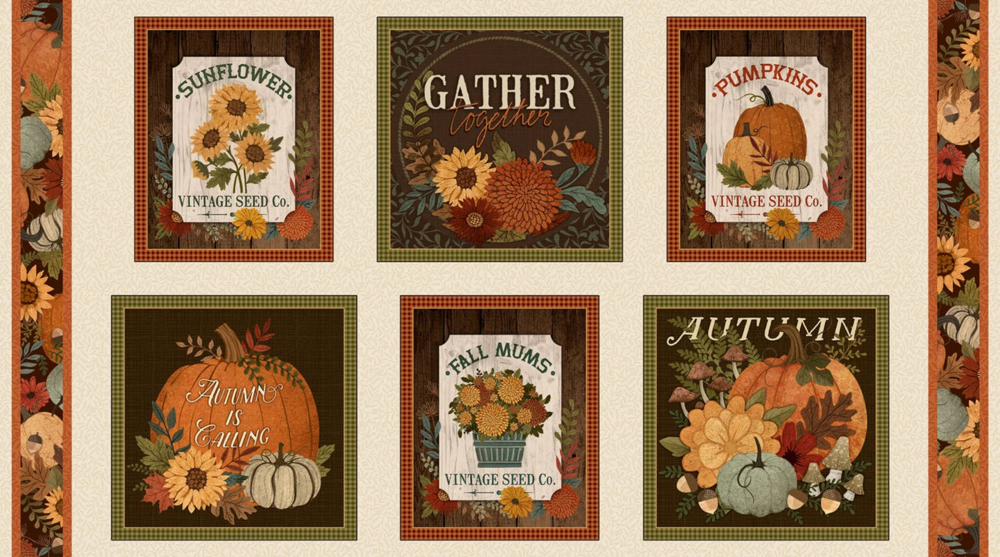 Autumn Is Calling Panel by P&B Textiles