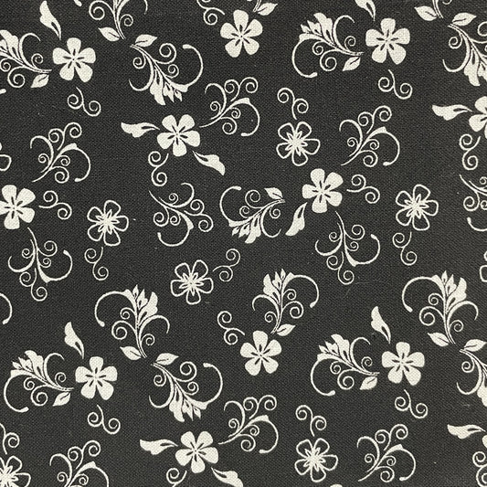 Black and White Novelty Print Choice Fabric