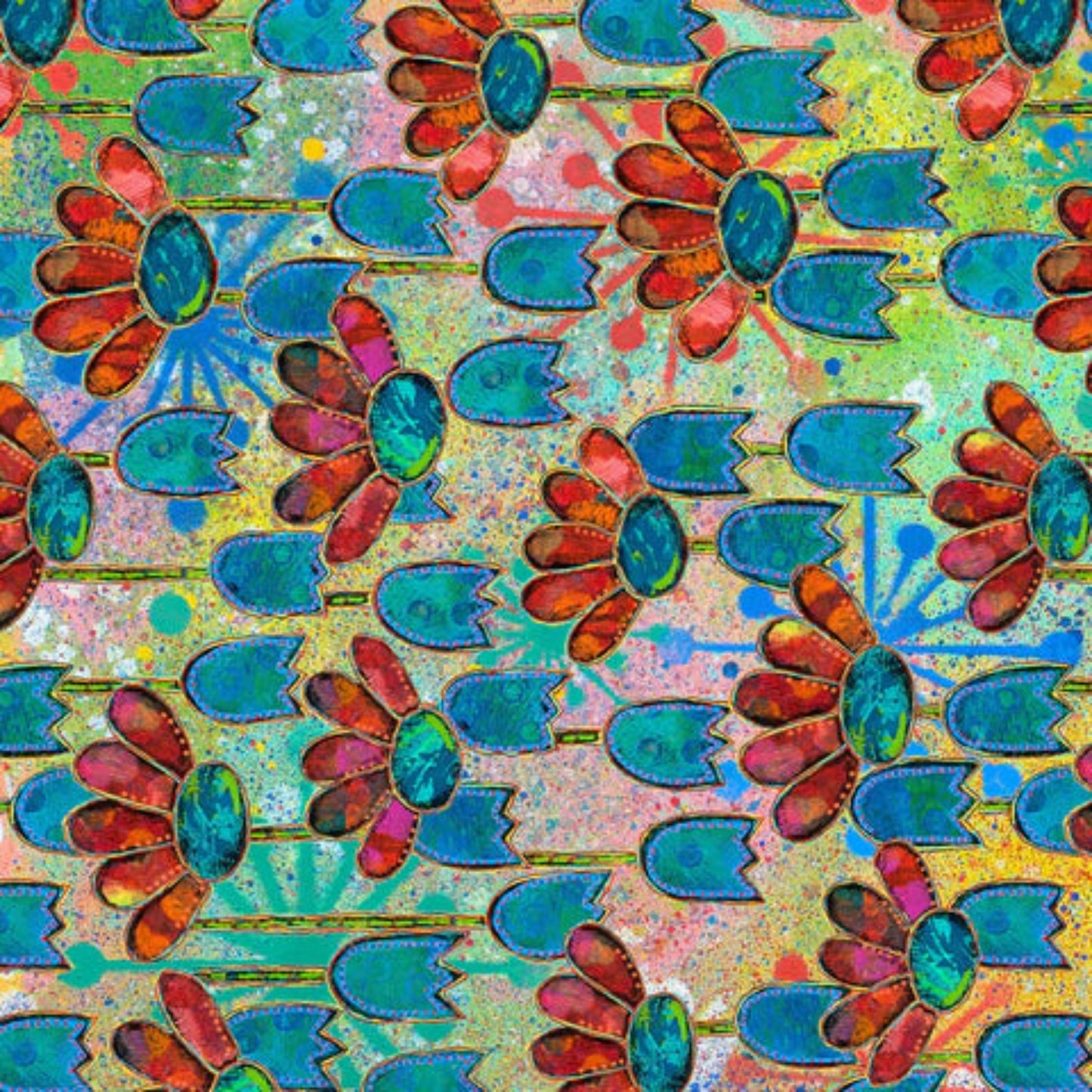 Dragonfly Dance-Free Spirit-BTY-PWSP107-Multi
