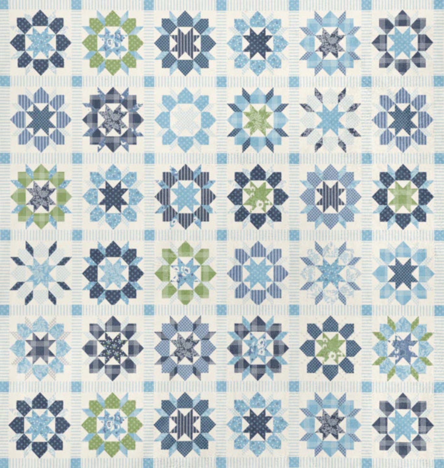Nantucket Summer Quilt Cuddle-Moda Fabrics-BTY