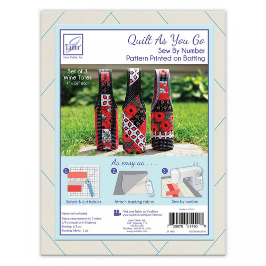Wine Totes-Quilt As You Go-Wine Totes-June Tailor