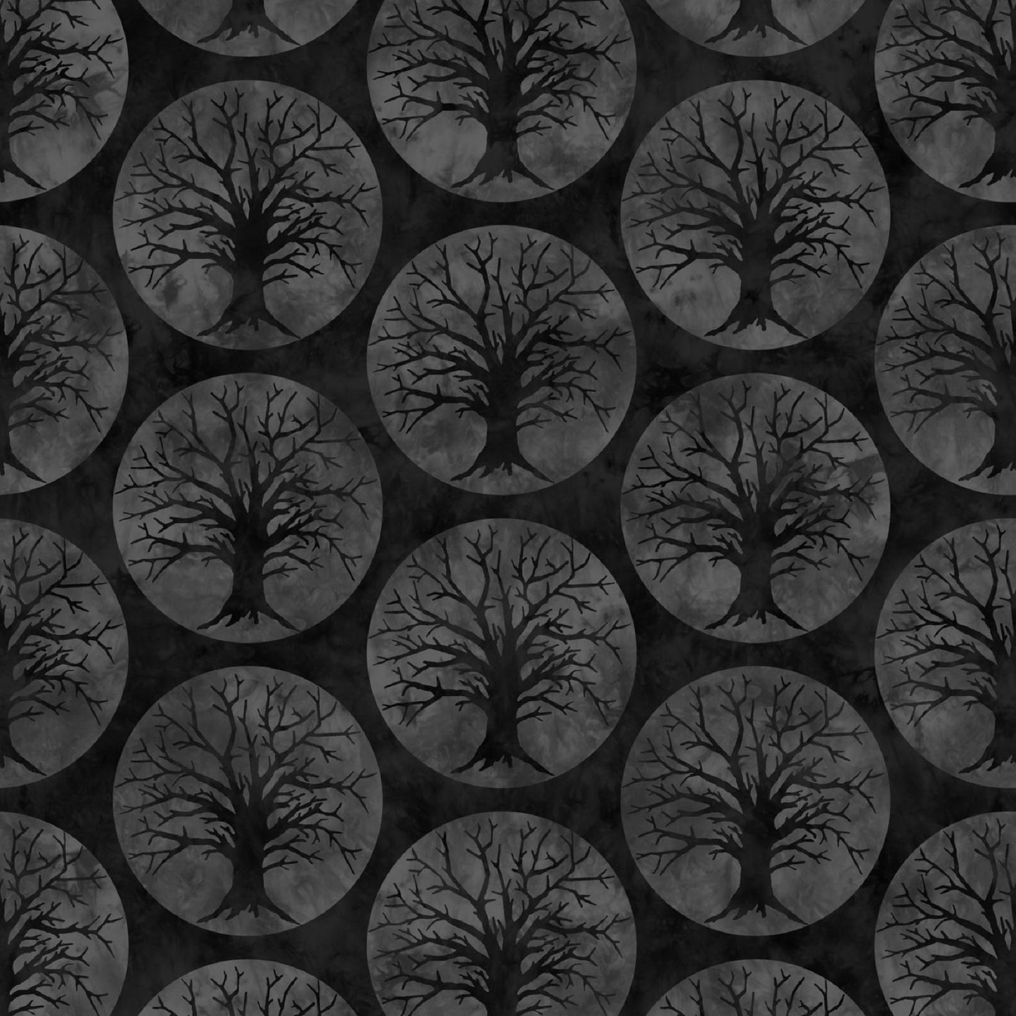 Spooky Hollow-Crooked Trees-All Black-Maywood Studios-BTY