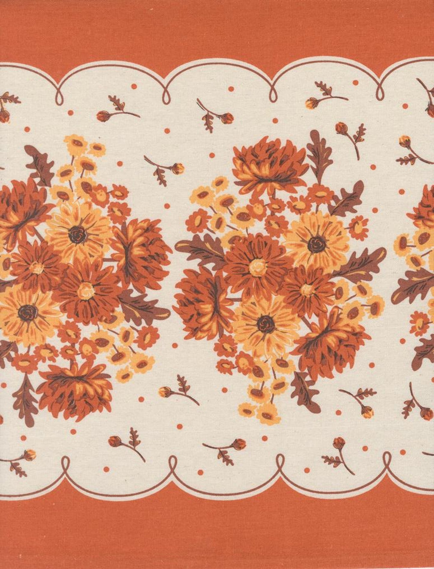 Toweling-Classic Retro-Mums-16 Inches Wide-Moda Fabrics-BTY