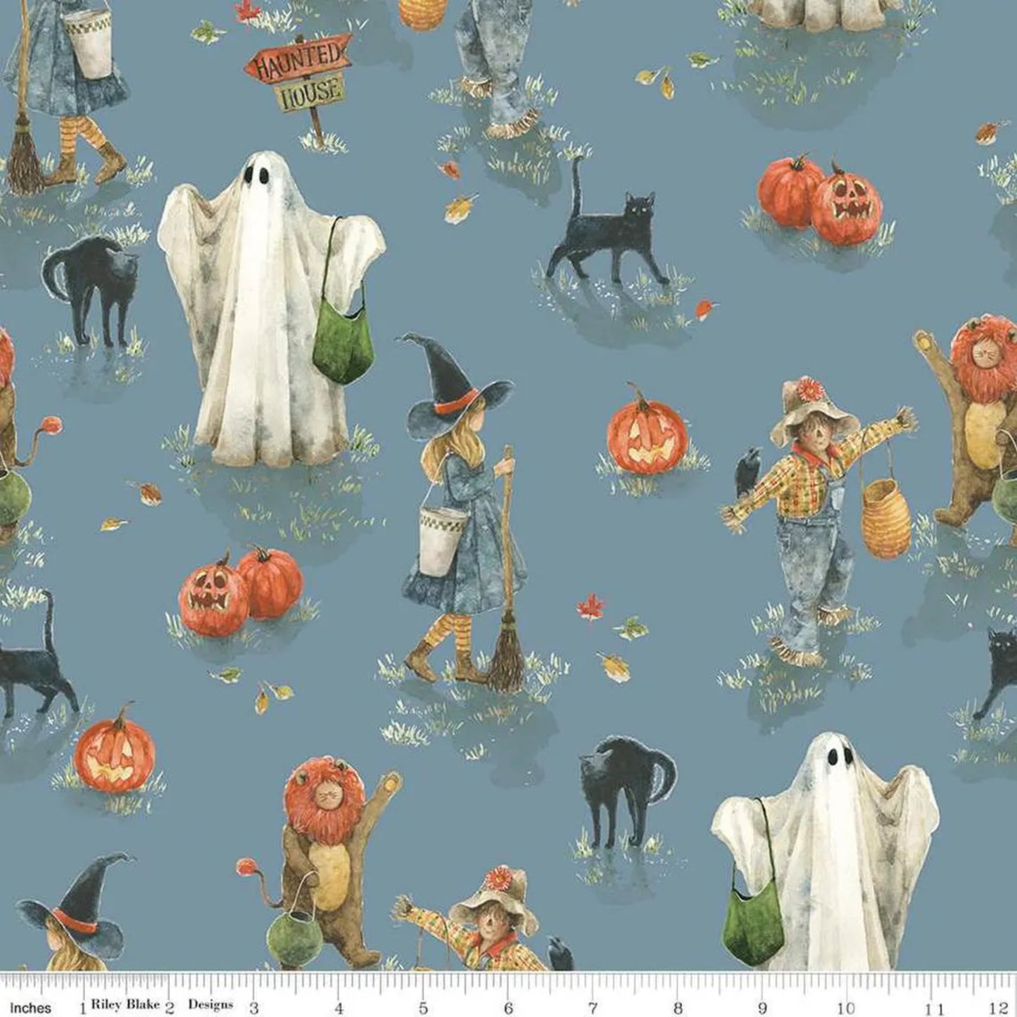 Trick or Treat by Lisa Audit for Riley Blake-Dusk-BTY