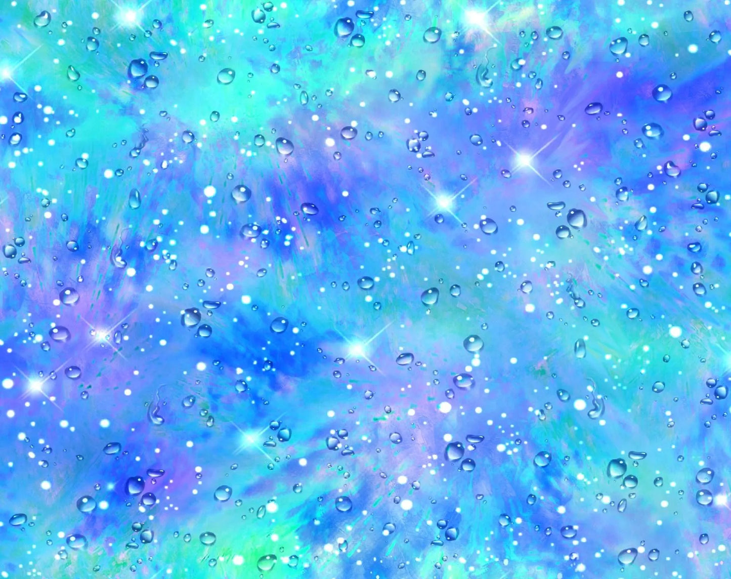 Oasis Fabrics-Hidden Treasures Rain Drops-BTY