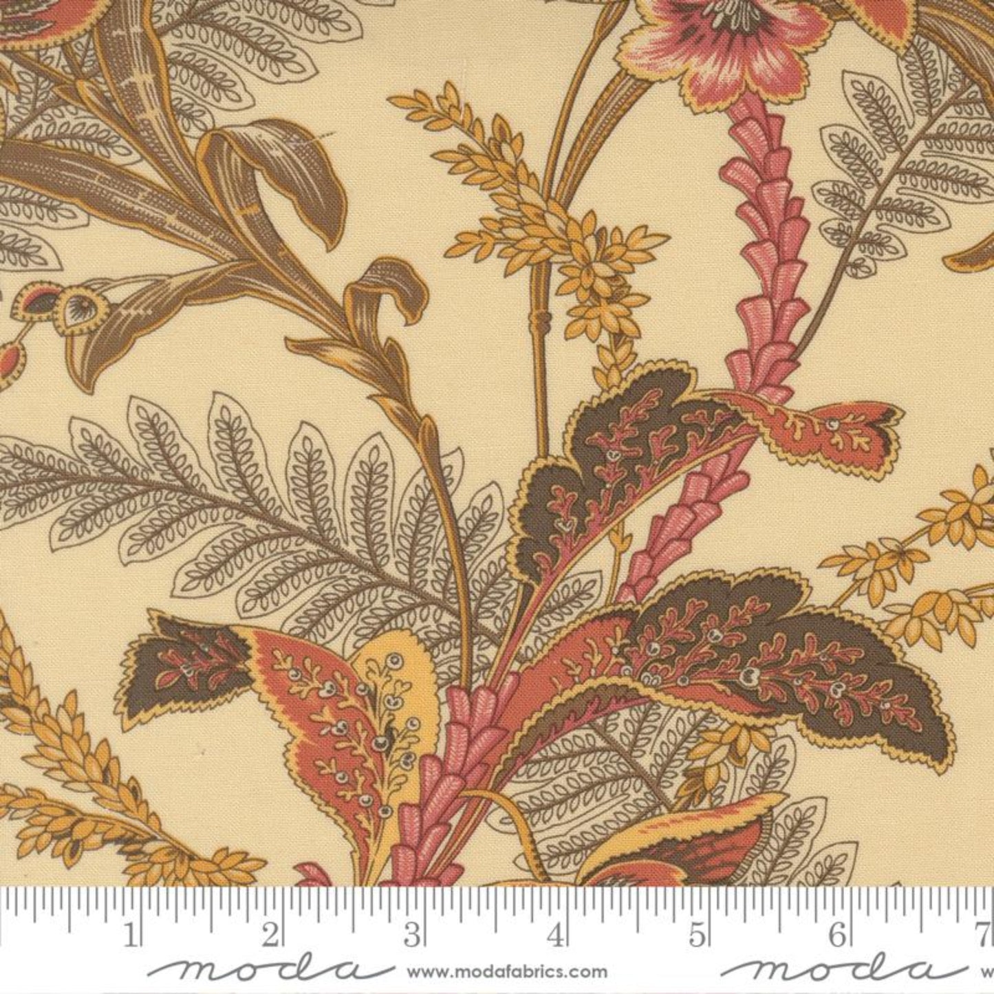 Wild Orchid-Vanilla Bean-Moda Fabrics-By The Yard