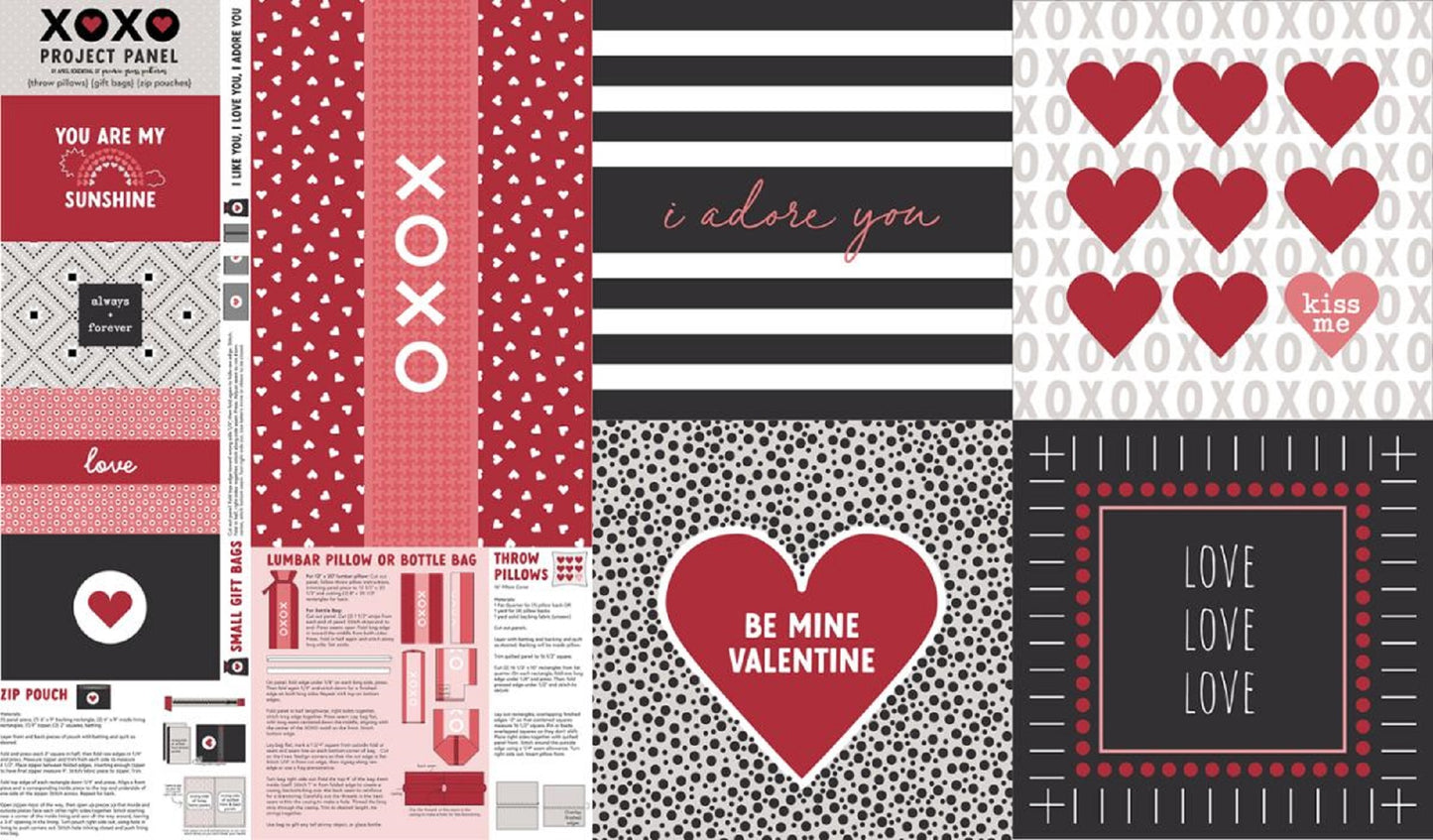 Valentine's Day Craft Panel by Moda Fabrics
