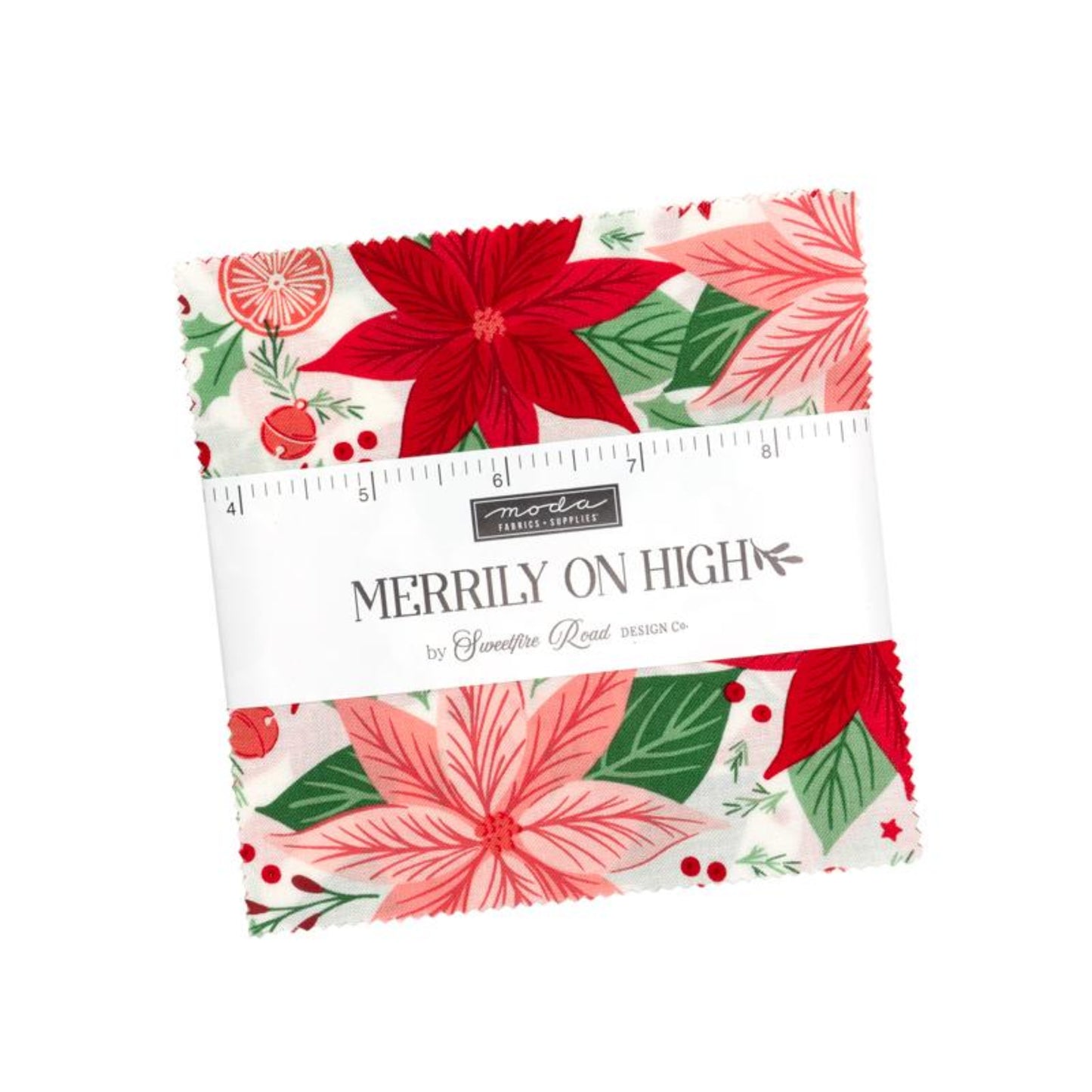 Merrily On High Charm Pack-Moda Fabrics-42-5 Inch Squares