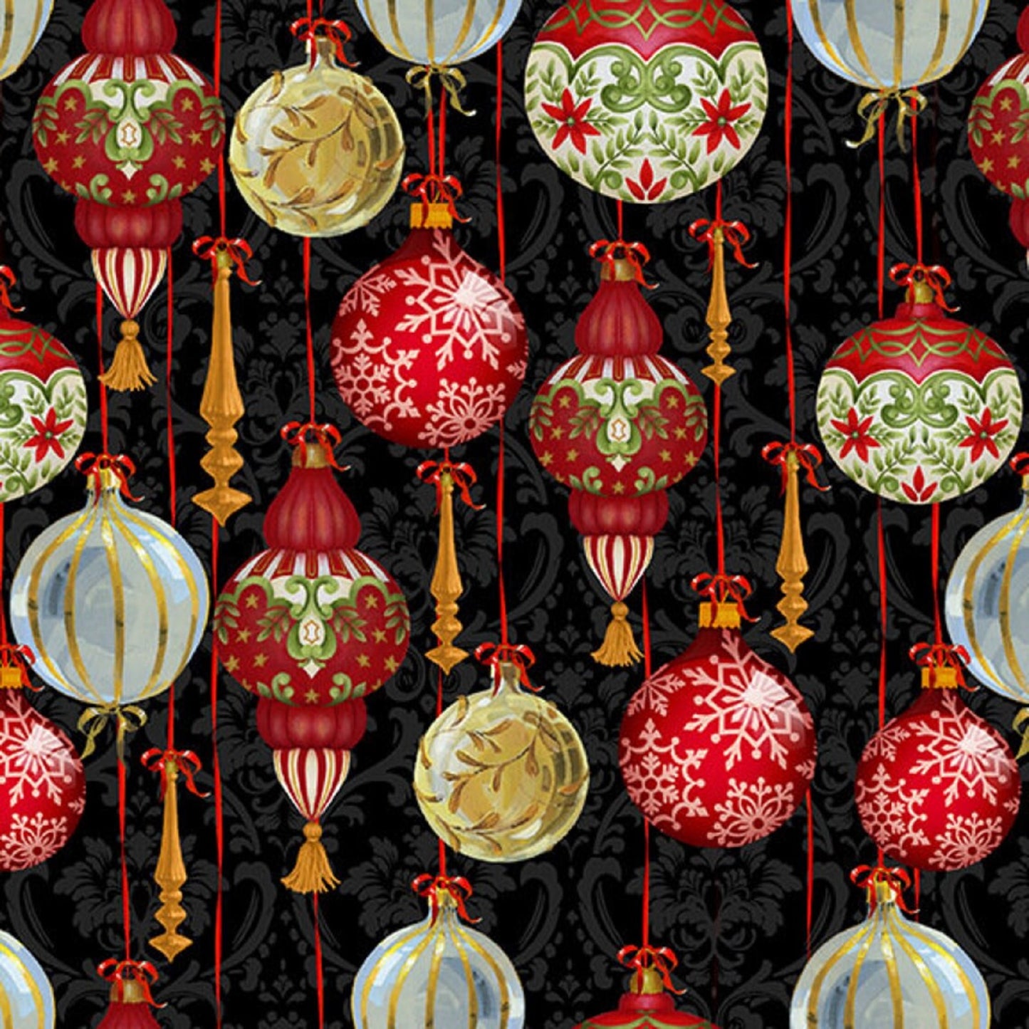 Christmas Legend II-Hanging Ornaments-Henry Glass-BTY