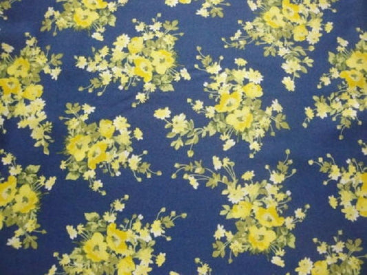 Victoria's Terrace "Yellow Bouquets"-Choice Fabrics-Fat Quarter