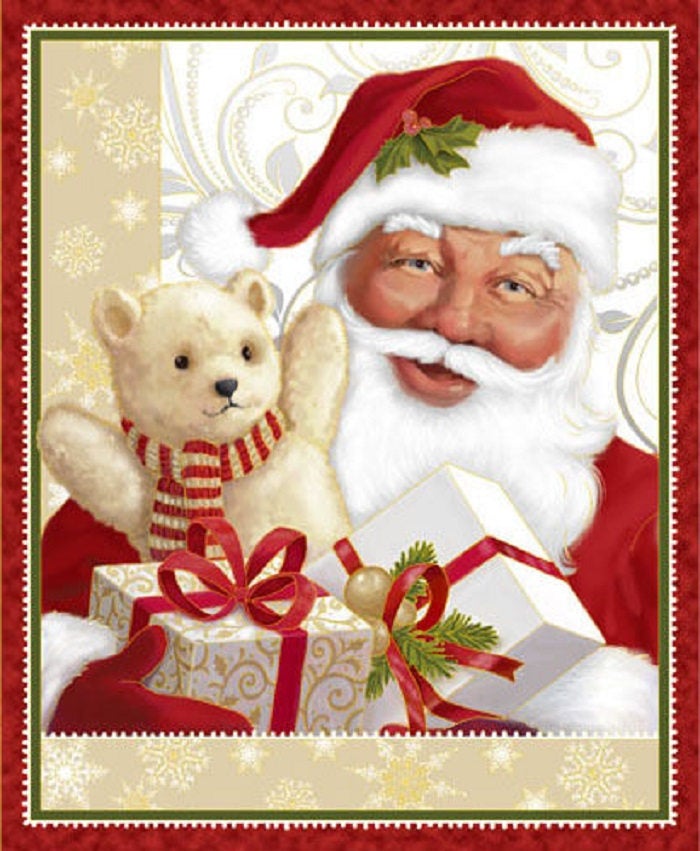 Jolly Old St. Nick Panel by Quilting Treasures