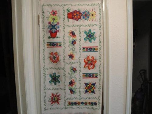 Ibiza "Floral & Sand Dollars" Panel by Blank Quilting