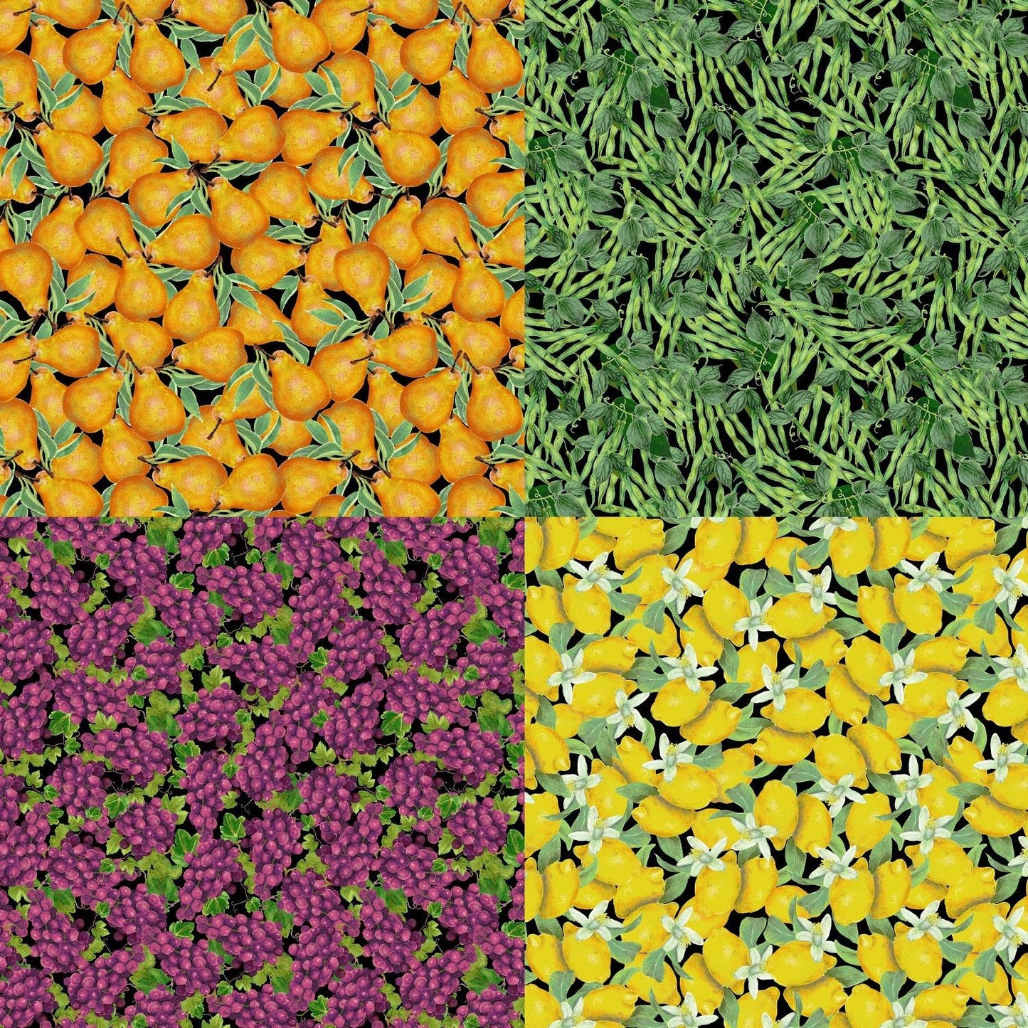Locally Grown "Lemons"-Whistler Studios for Windham Fabrics-BTY