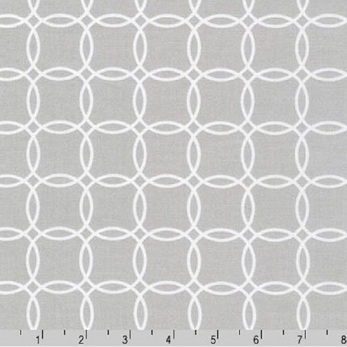 Metro Living "White Interlocking Rings"-Robert Kaufman-BTY