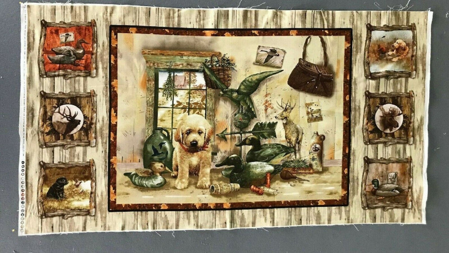 Autumn Woods Panel by SPX Fabrics