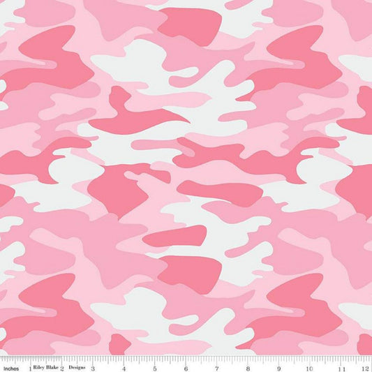 Nobody Fights Alone "Pink Camouflage"-Riley Blake-BTY