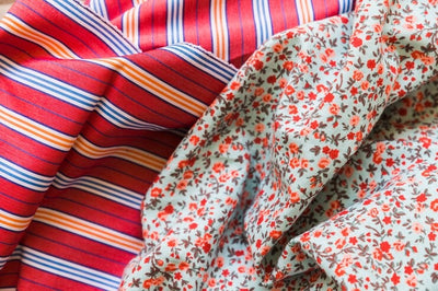 Cotton batik fabric