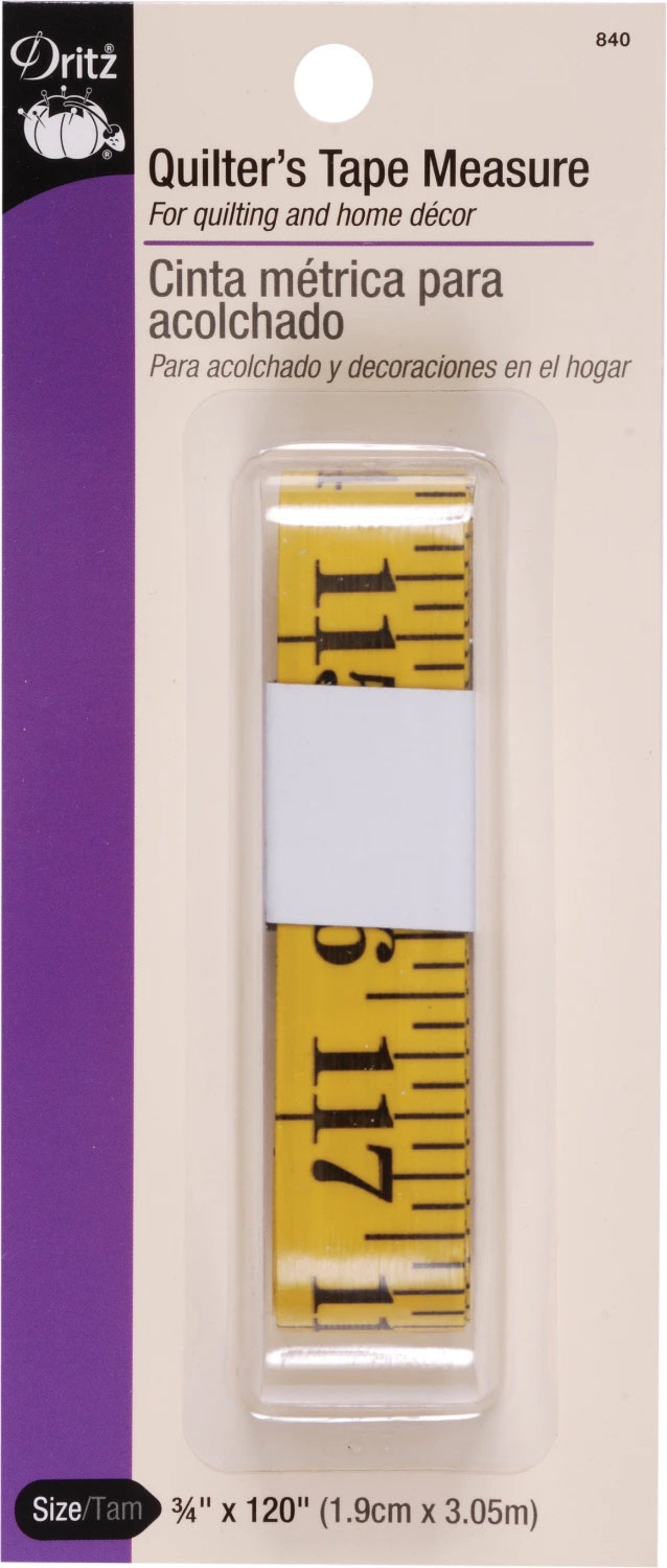 Dritz 120 Inch Tape Measure - 3/4 Inch Wide