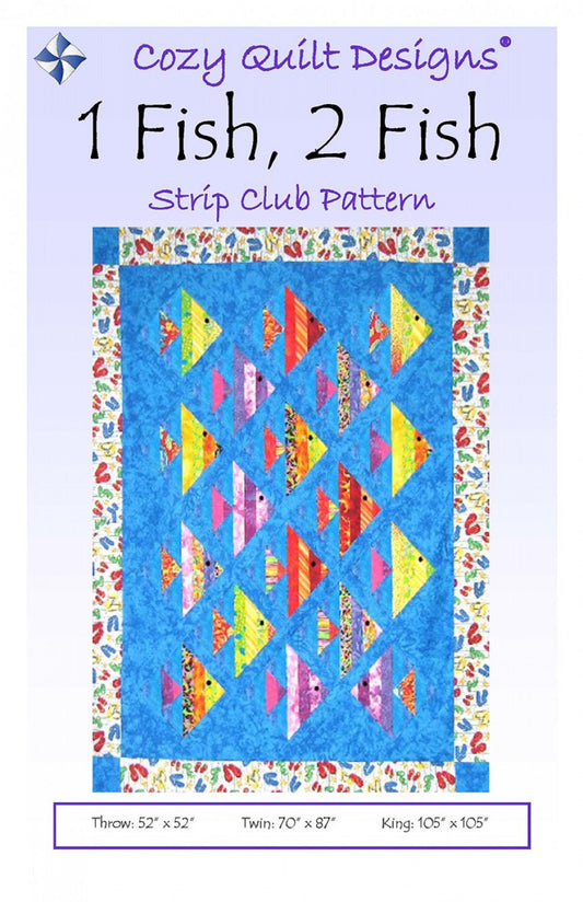 1 Fish 2 Fish Quilt Pattern by Cozy Quilt Designs