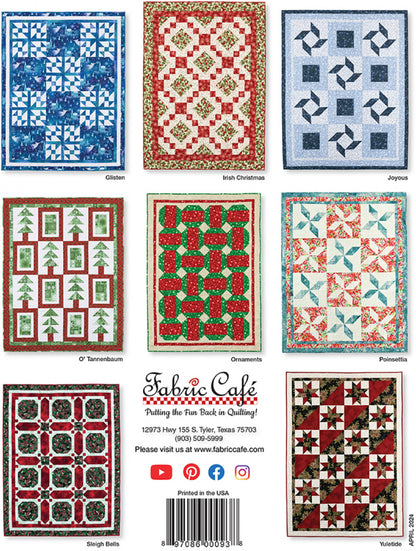 Project Book "Quick Christmas 3-Yard Quilts" by Fabric Café