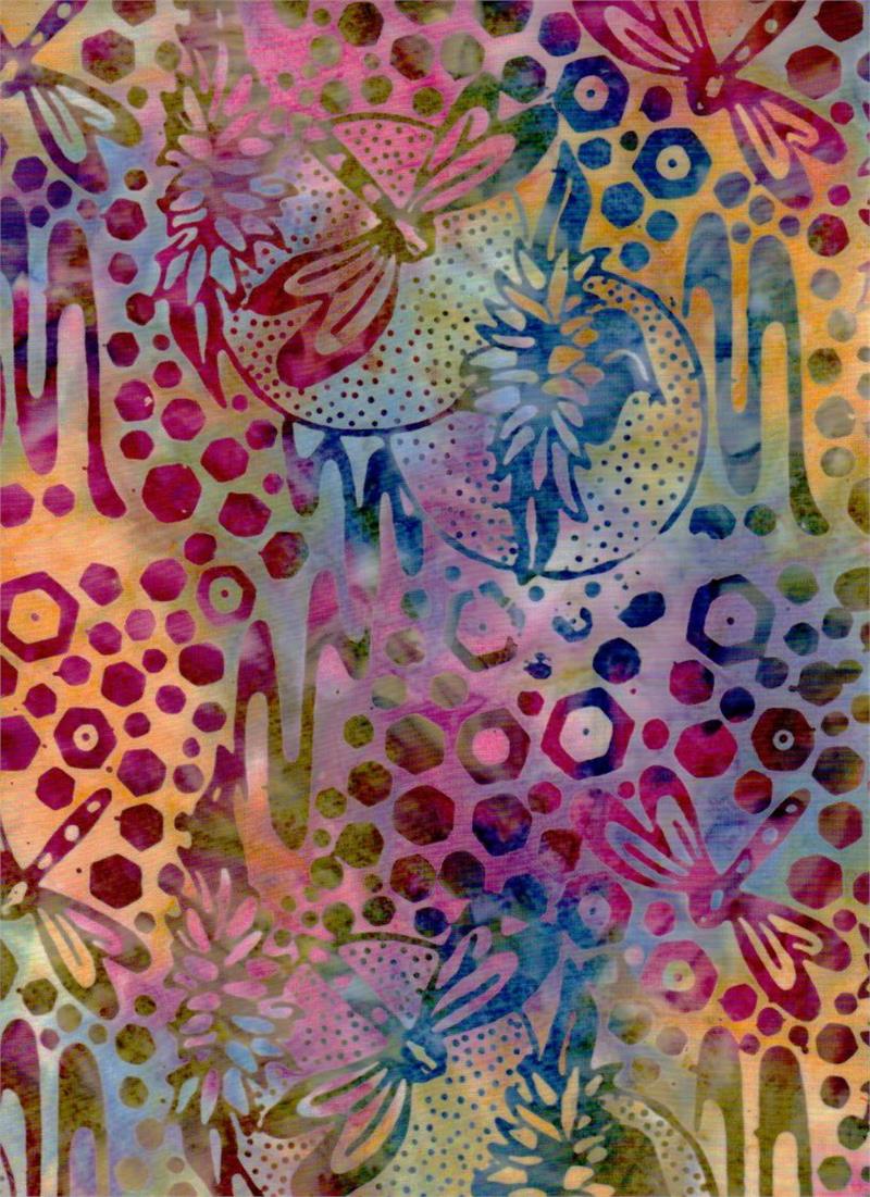 Batik Textiles - 4007-Lite - Dragonflies-BTY