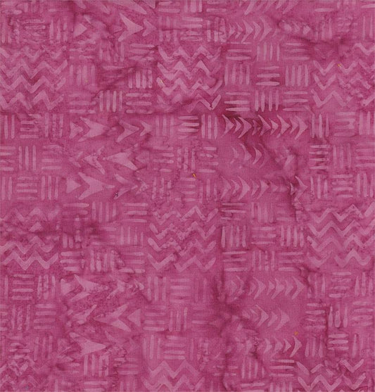 Batik Textiles #5629 Fat Quarter-Dusty Rose Novelty Print