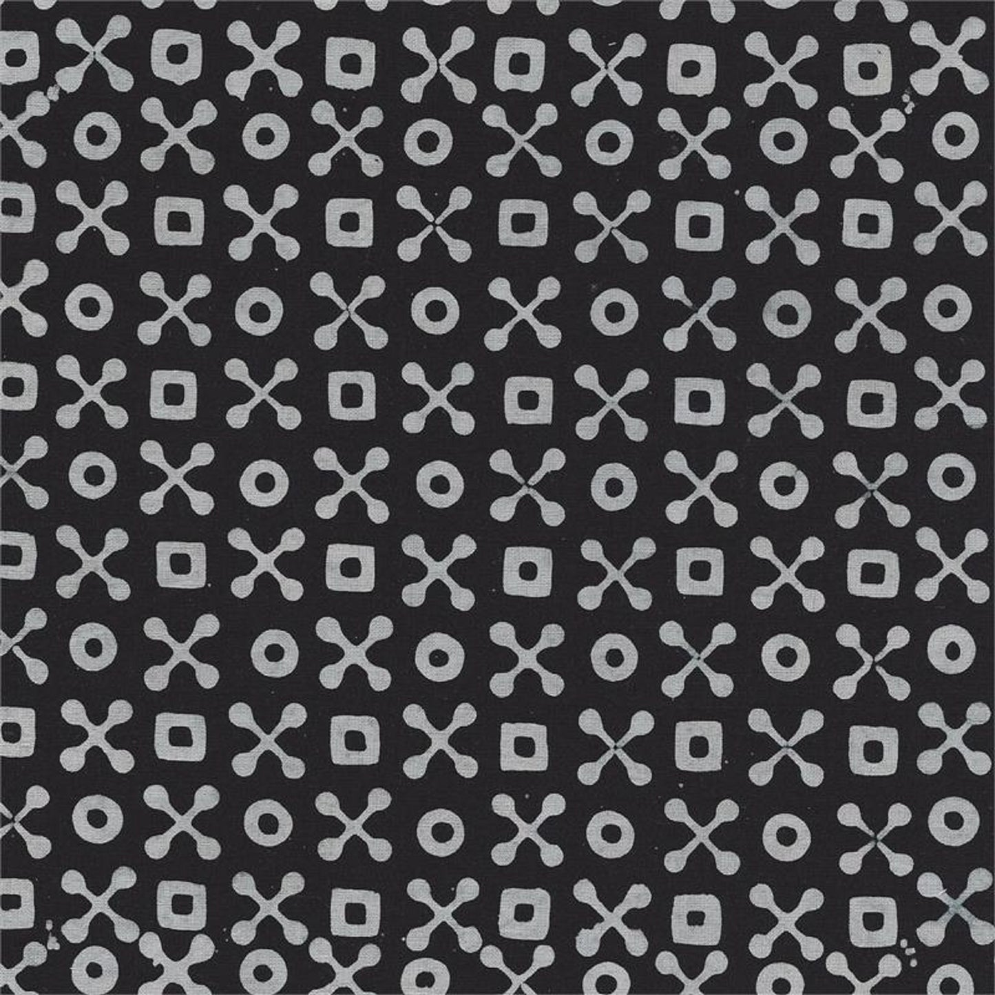 Batik Textiles-5721-X's and Squares-Fat Quarter