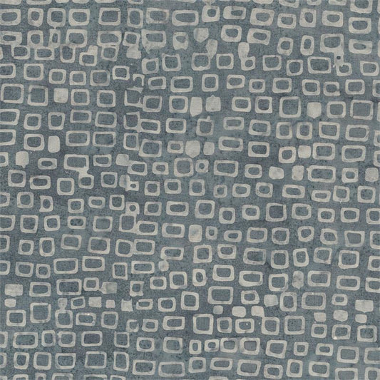 Batik Textiles #5724-Lt. Gray Squares on Gray B/G-Fat Quarter