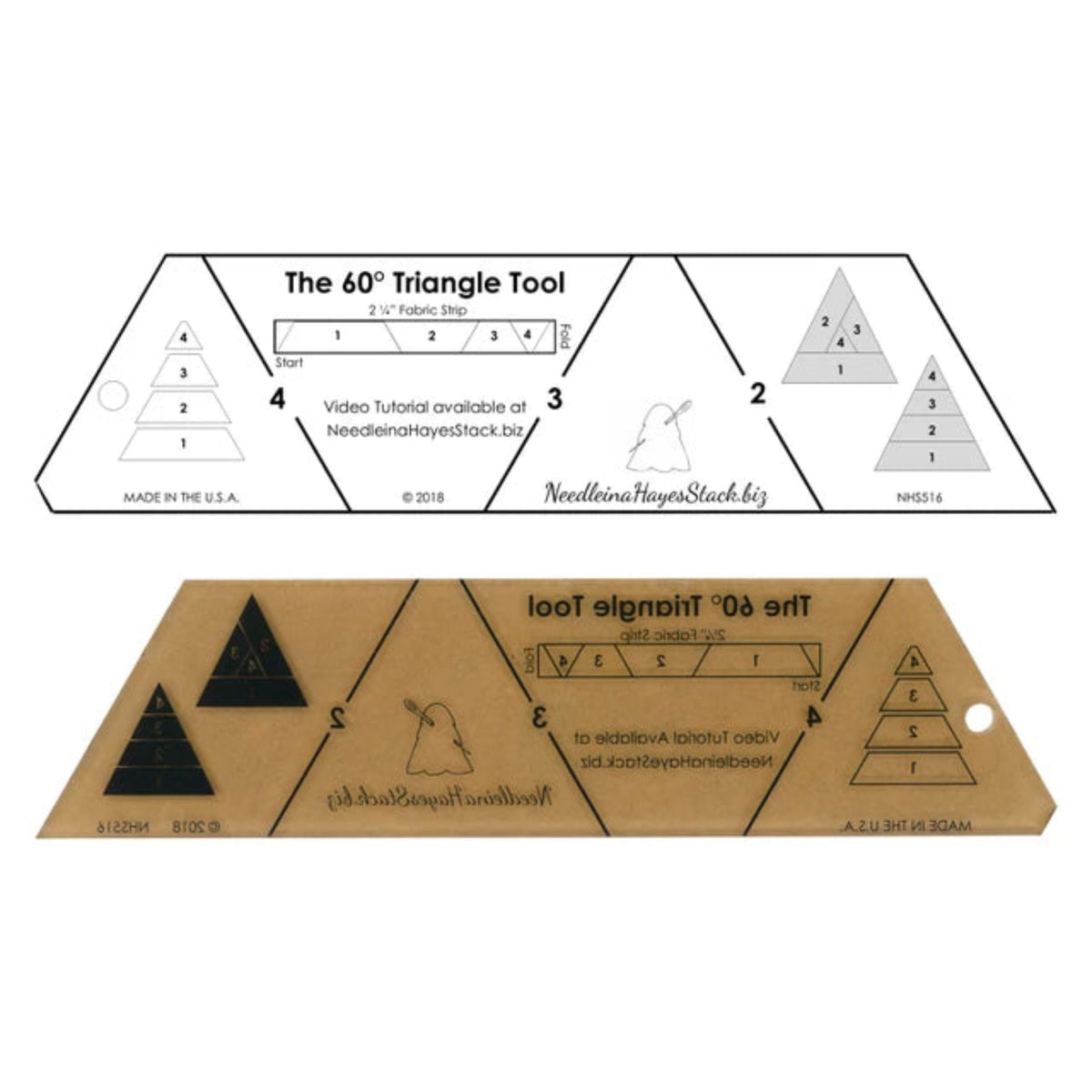 Triangle Tool-60 Degrees-Needle in a Hayes Stack
