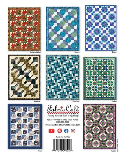 Step It Up with 5 Yard Quilts by Fabric Cafe-8 New Quilt Designs