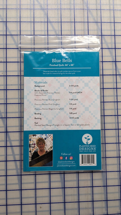 Blue Bells Quilt Pattern by Planted Seed Designs