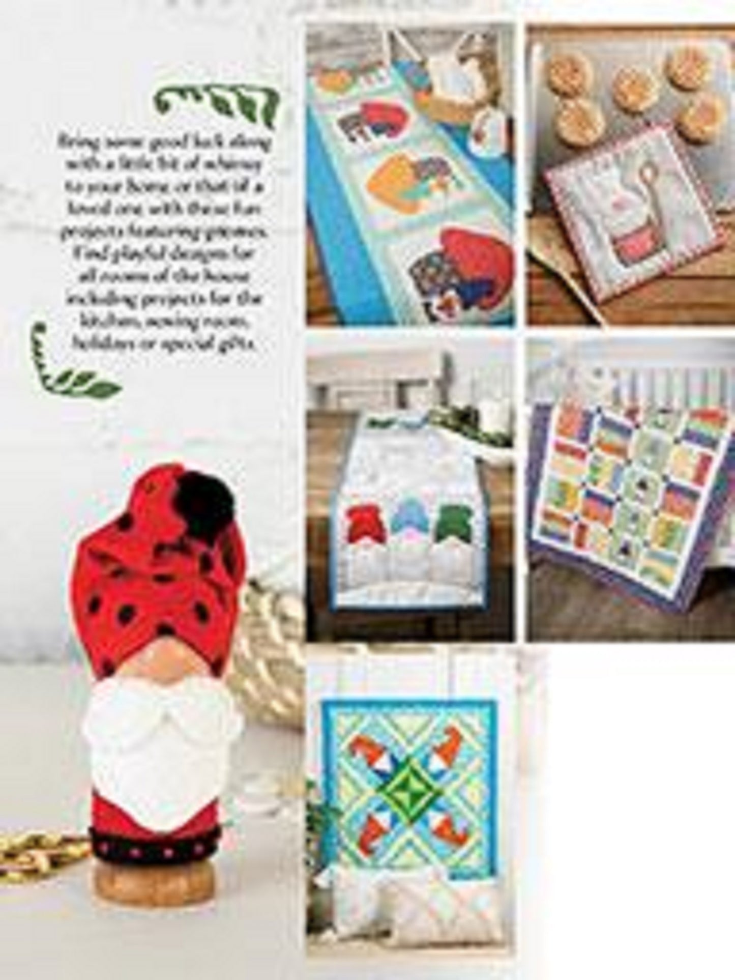 Quilted Gnomes For Your Home-Annie's Quilting