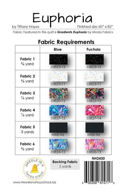 Euphoria Quilt Pattern by Needle in a Hayes Stack