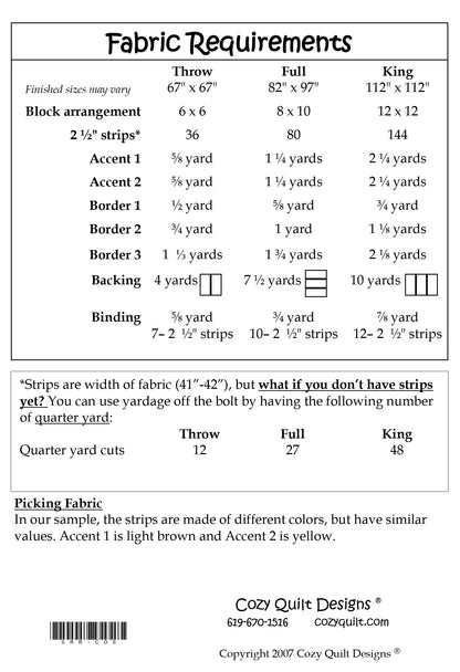 Cosmic Stars Quilt Pattern by Cozy Quilt Designs
