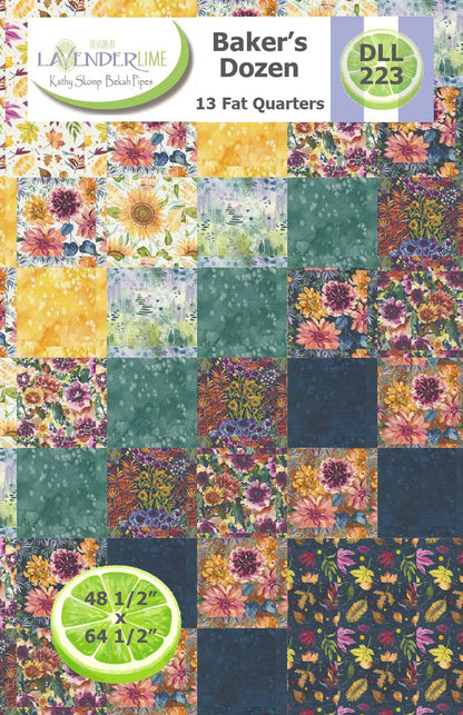 Baker's Dozen Quilt Pattern by Lavender & Lime
