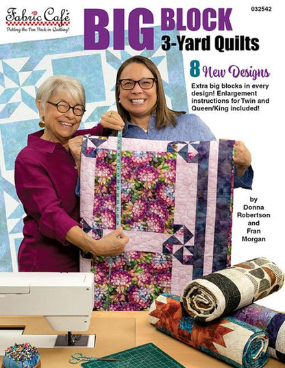 Big Block 3-Yard Quilts-8 New Designs-Fabric Cafe