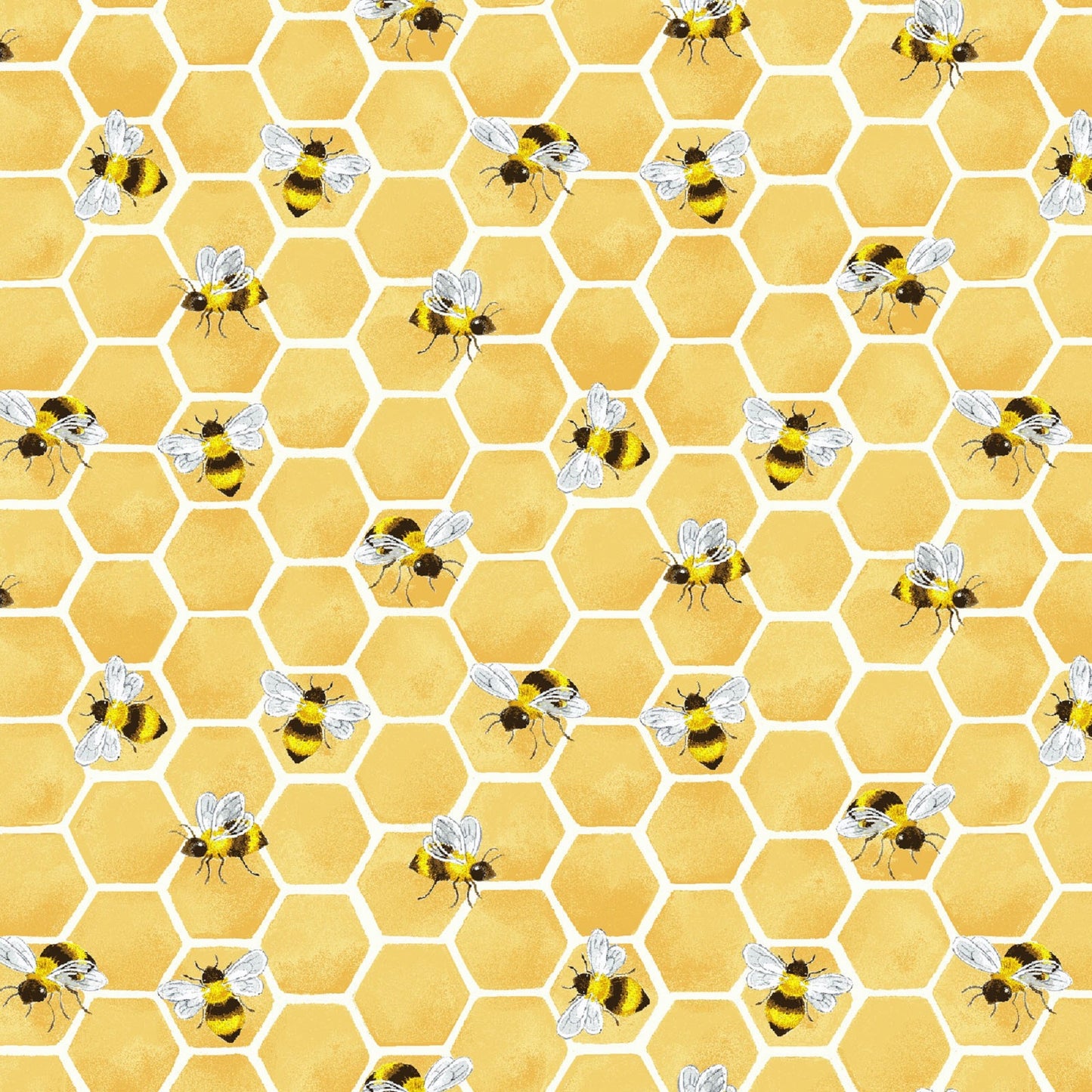 Buzzy Bee on Honeycomb-BTY-Henry Glass