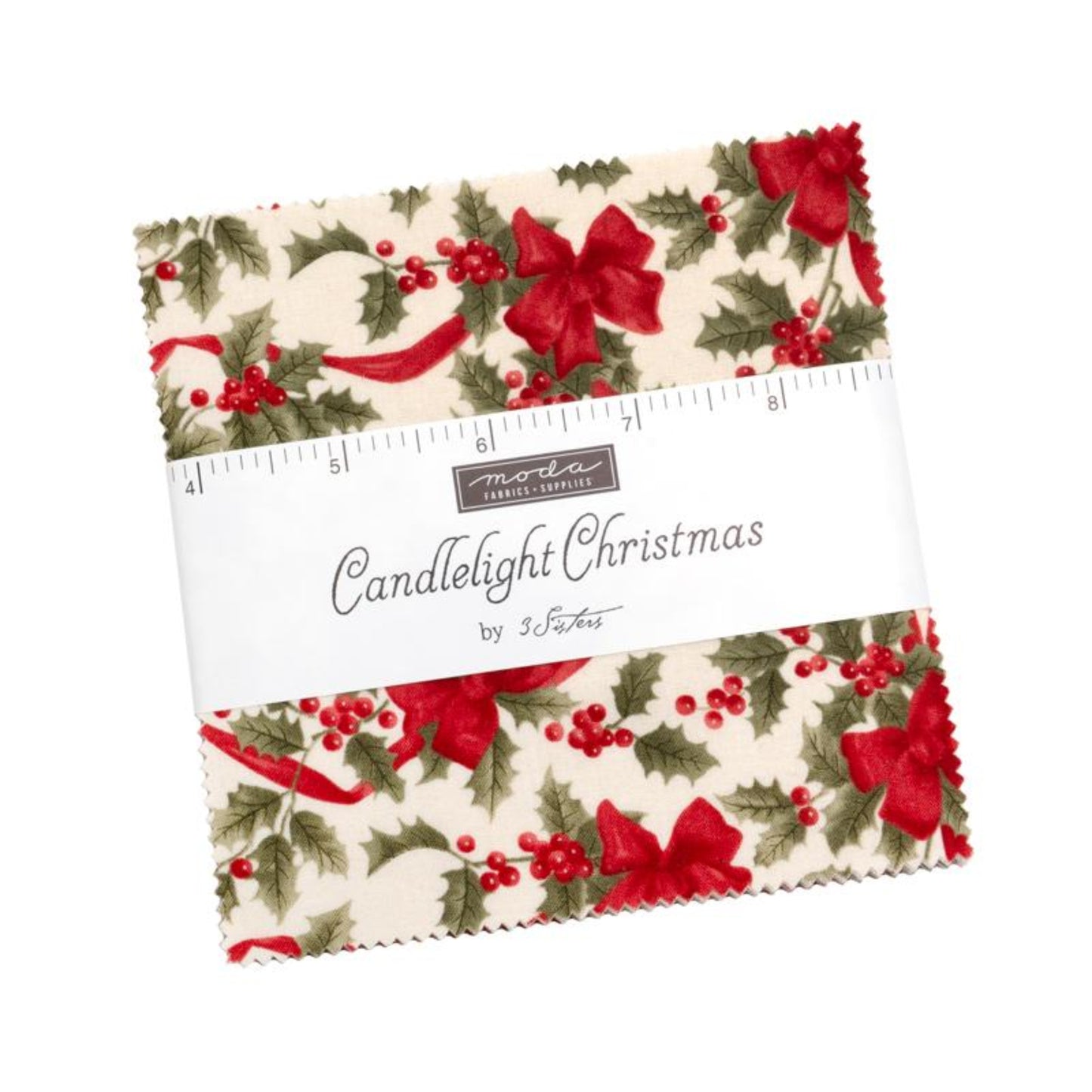 Candlelight Christmas Charm Square Pack-42-5 Inch Squares-Moda Fabrics