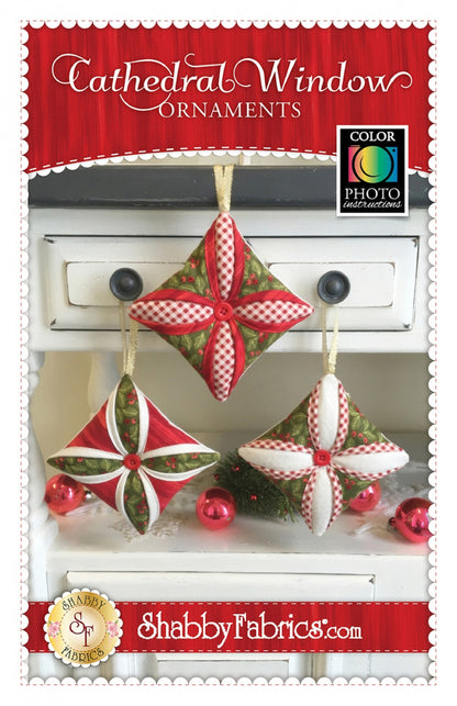 Cathedral Window Ornaments Pattern by Shabby Fabrics