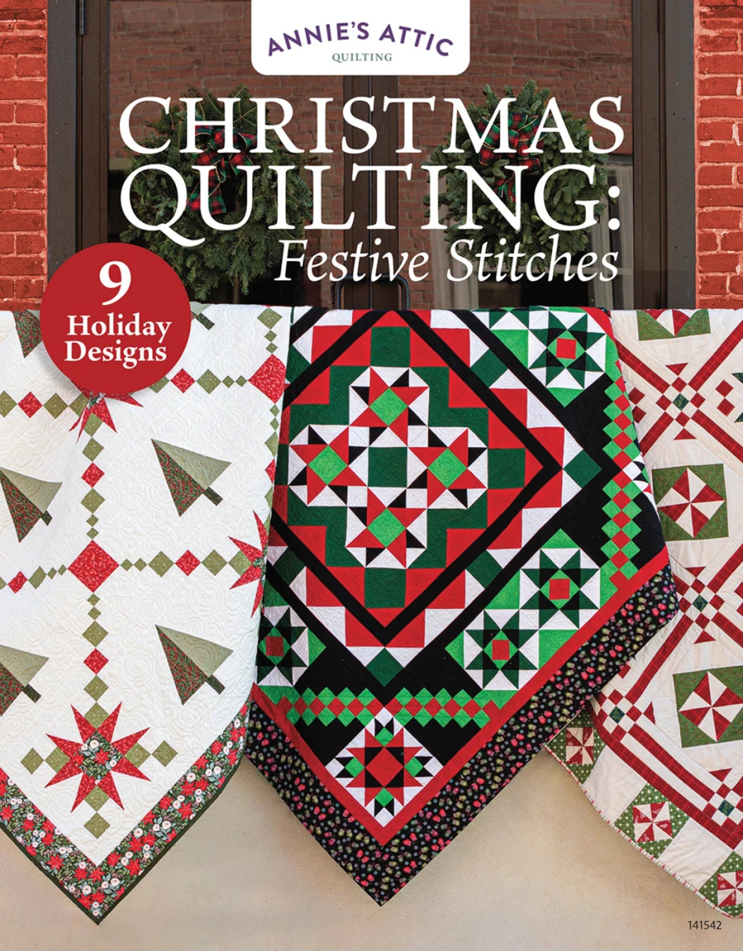 Christmas Quilting-Festive Stitches-Annie's Attic-9 Holiday Designs