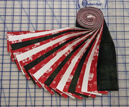 Jelly Roll-Christmas Toys w/Pine Blender-20-2 1/2" Strips