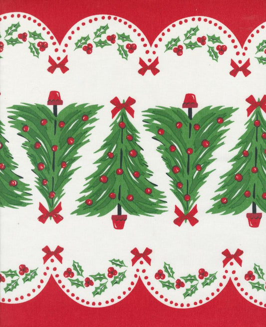 Toweling-Classic Retro-Christmas Tree-Moda