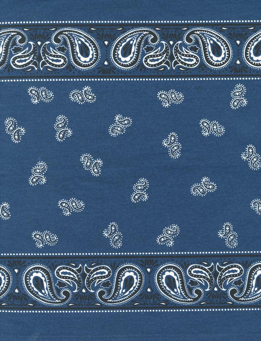 Toweling-Bandana Print-Blue-Moda Fabrics-BTY