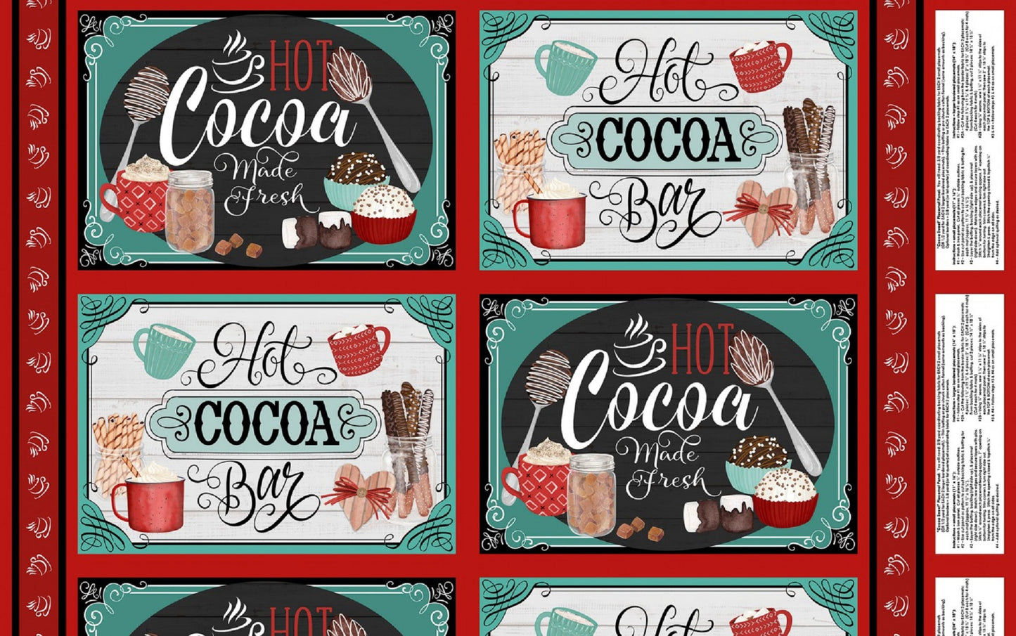 Cocoa Sweet Place Mat Panel by Wilmington Prints