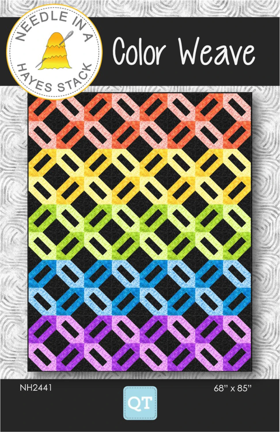 Color Weave Quilt Pattern by Needle in a Hayes Stack