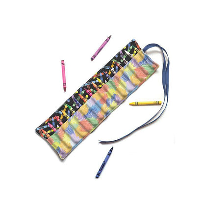New Box of Crayons, 35 1/2in x 43in, Crayola Zipper Pouch, Crayon Roll & Tote Panel by Riley Blake