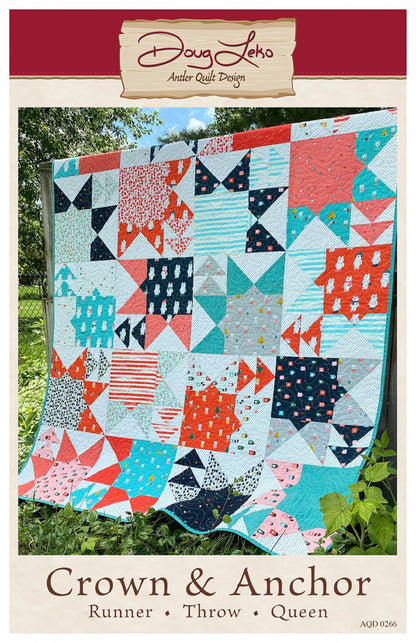 Crown & Anchor Quilt Pattern by Doug Leko for Antler Quilt Design