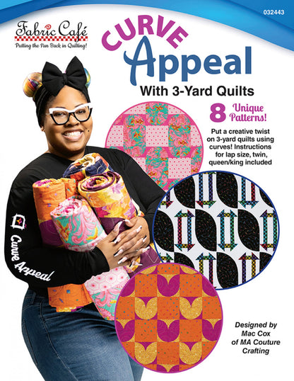 Project Book "Curve Appeal 3 Yard Quilts" by Fabric Café
