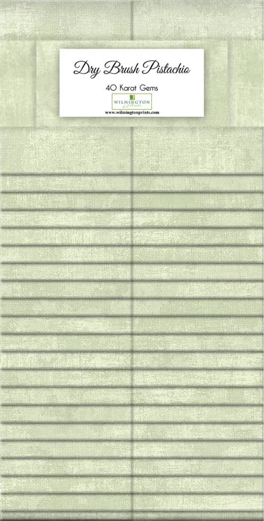 Jelly Roll-Dry Brush-Pistachio-Wilmington Prints-40 2-1/2 Inch Strips