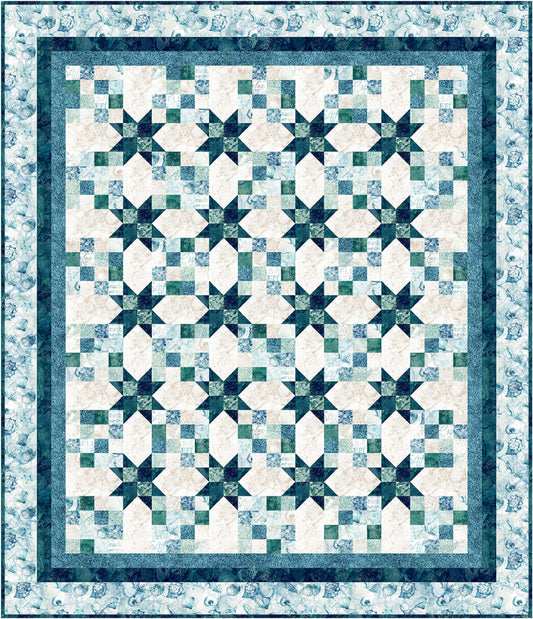 Earthshine Quilt Pattern by Bound To Be Quilting